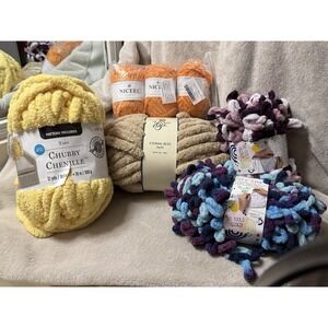 Misc Yarn Lot Of 7 Skeins All New‎
